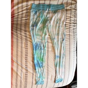 Little Sleepies Tidepool Watercolor mama pants
